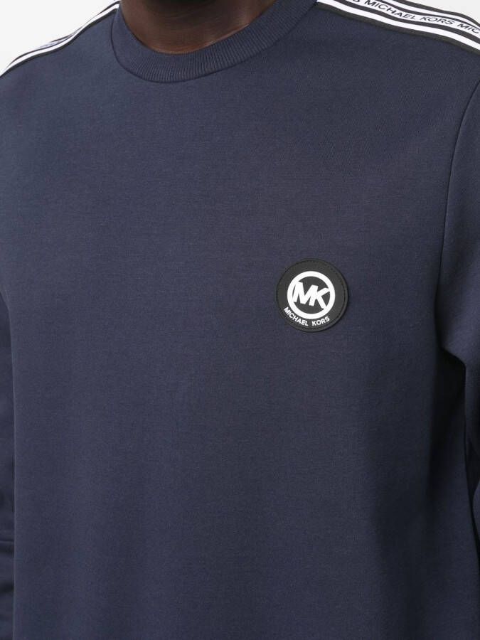 Michael Kors Sweater met logopatch Blauw