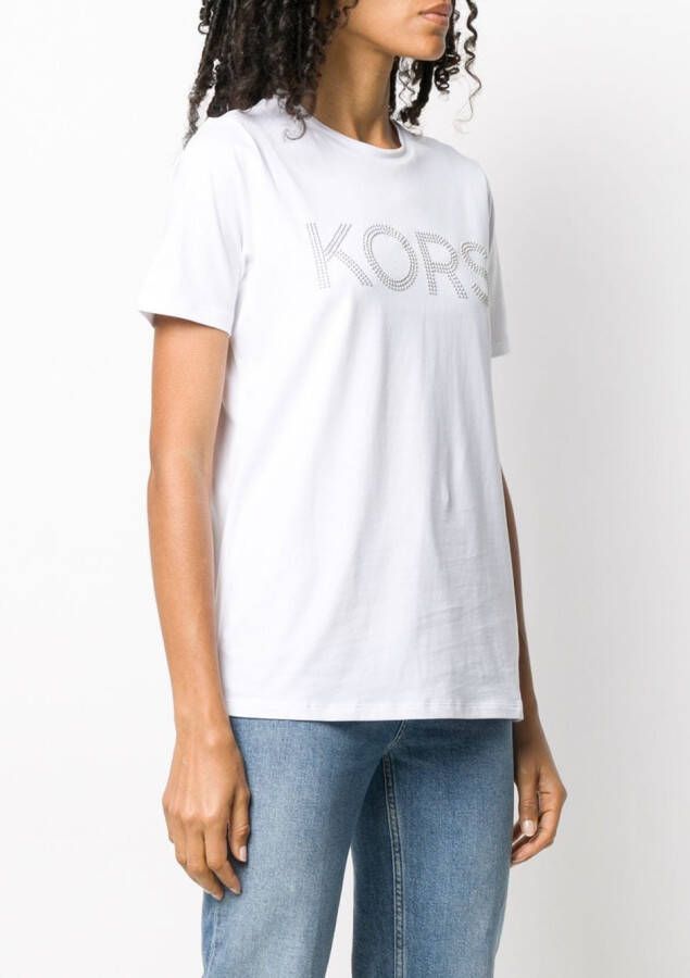 Michael Kors T-shirt met logoprint Wit