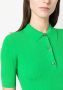 Michael Kors Poloshirt met knopen Groen - Thumbnail 11