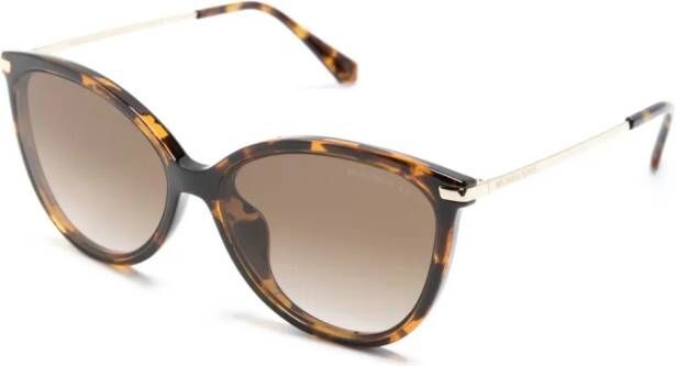 Michael Kors Zonnebril met cat-eye montuur Bruin