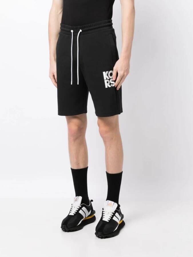 Michael Kors Shorts met logoprint Zwart