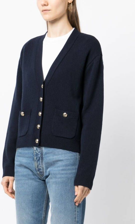 Michael Kors Vest met V-hals Blauw