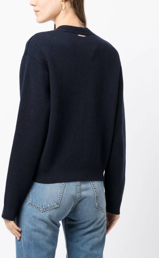 Michael Kors Vest met V-hals Blauw