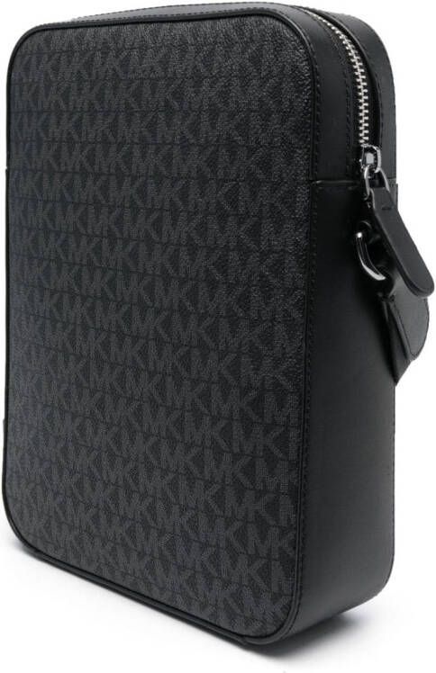 Michael Kors Varick messengertas met logo Zwart