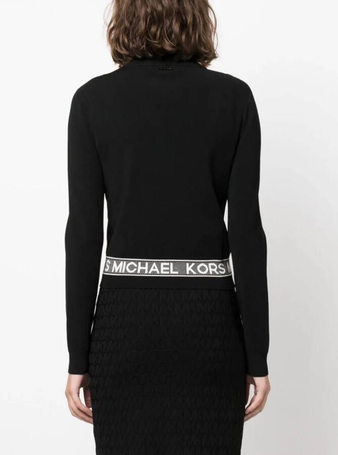 Michael Kors Vest met logoband Zwart