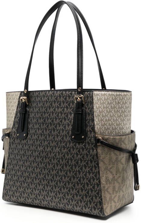 Michael Kors Voyager shopper met logoprint Zwart