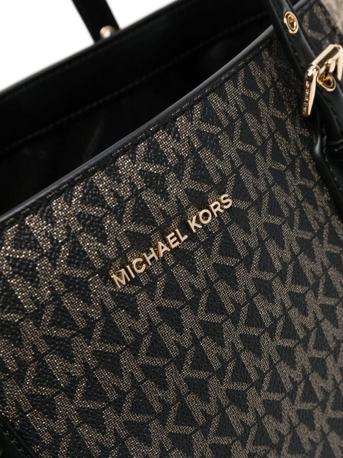 Michael Kors Voyager shopper met logoprint Zwart