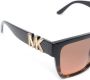 Michael Kors Zonnebril met vierkant montuur Zwart - Thumbnail 3