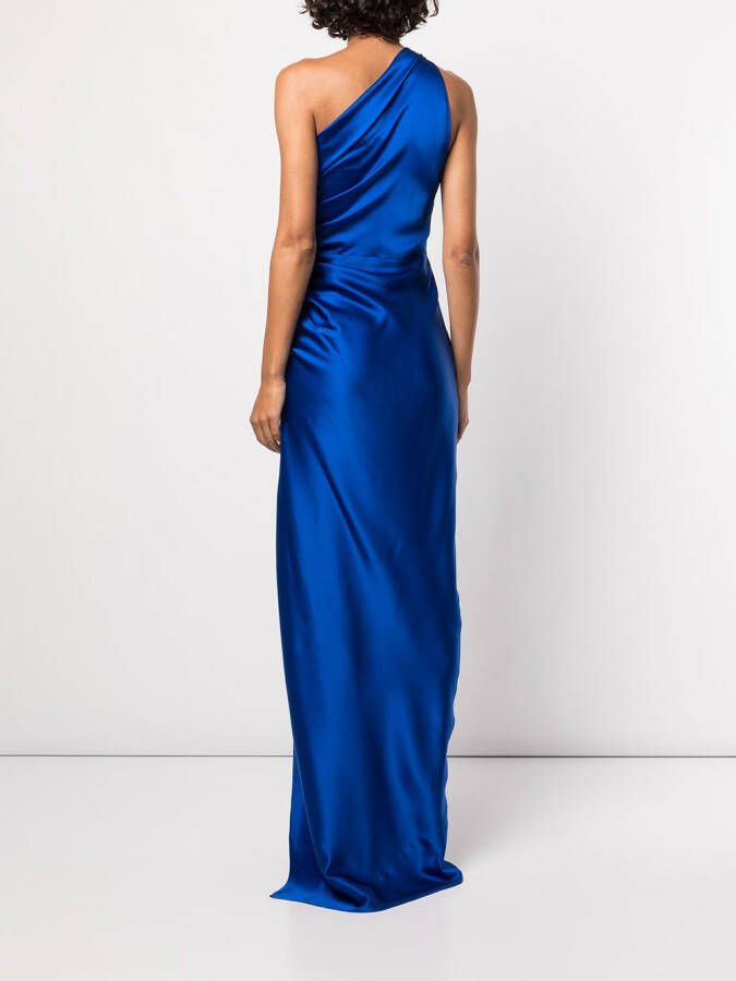 Michelle Mason Asymmetrische avondjurk Blauw