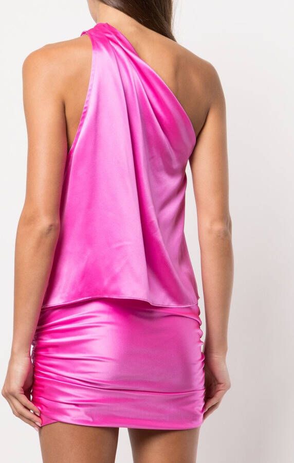 Michelle Mason Asymmetrische blouse Roze