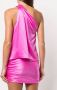 Michelle Mason Asymmetrische blouse Roze - Thumbnail 4