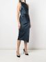 Michelle Mason Asymmetrische jurk Blauw - Thumbnail 3