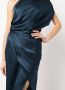 Michelle Mason Asymmetrische jurk Blauw - Thumbnail 5