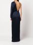 Michelle Mason Asymmetrische jurk Blauw - Thumbnail 4