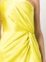Michelle Mason Asymmetrische jurk Geel - Thumbnail 5