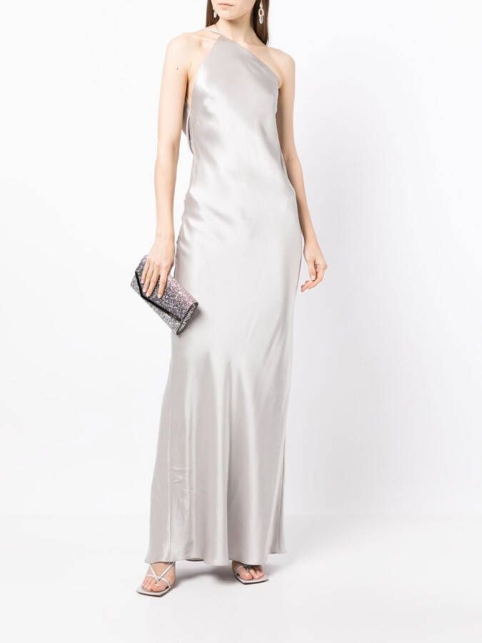 Michelle Mason Asymmetrische jurk Grijs