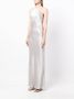 Michelle Mason Asymmetrische jurk Grijs - Thumbnail 3