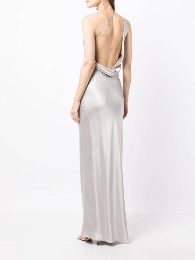 Michelle Mason Asymmetrische jurk Grijs