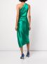 Michelle Mason Asymmetrische jurk Groen - Thumbnail 4