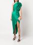 Michelle Mason Asymmetrische jurk Groen - Thumbnail 2