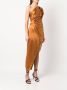 Michelle Mason Asymmetrische jurk Oranje - Thumbnail 3