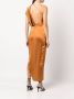 Michelle Mason Asymmetrische jurk Oranje - Thumbnail 4
