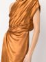 Michelle Mason Asymmetrische jurk Oranje - Thumbnail 5