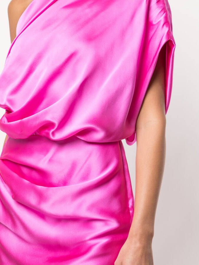 Michelle Mason Asymmetrische mini-jurk Roze