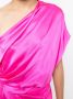 Michelle Mason Gedrapeerde jurk Roze - Thumbnail 5