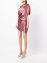 Michelle Mason Gedrapeerde mini-jurk Roze - Thumbnail 3