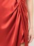 Michelle Mason Geknoopte jurk Rood - Thumbnail 5
