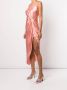 Michelle Mason Geknoopte jurk Roze - Thumbnail 3