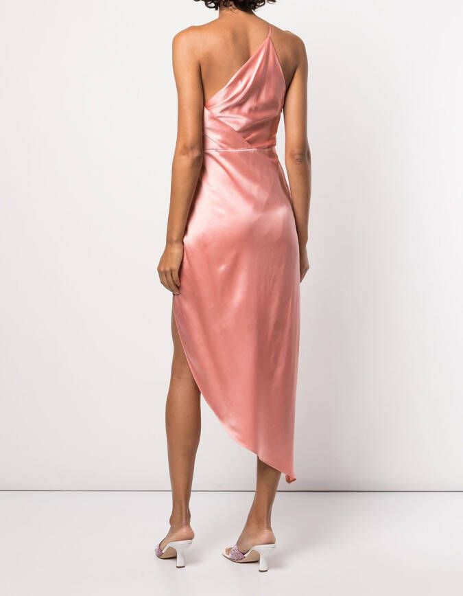 Michelle Mason Geknoopte jurk Roze