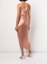 Michelle Mason Geknoopte jurk Roze - Thumbnail 4