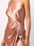 Michelle Mason Geknoopte jurk Roze - Thumbnail 5