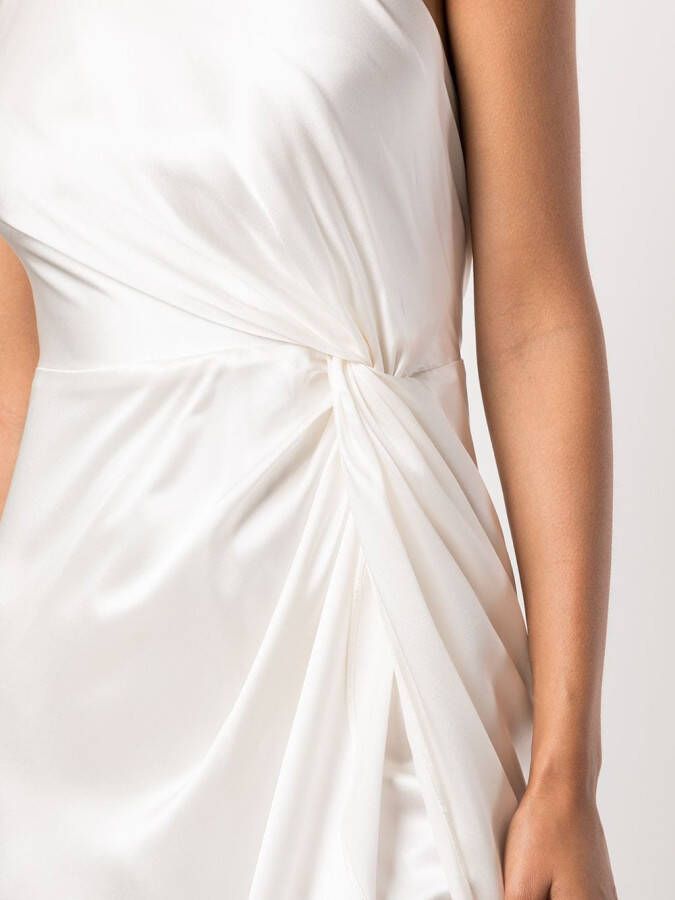 Michelle Mason Geknoopte jurk Wit