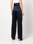Michelle Mason High waist broek Blauw - Thumbnail 4
