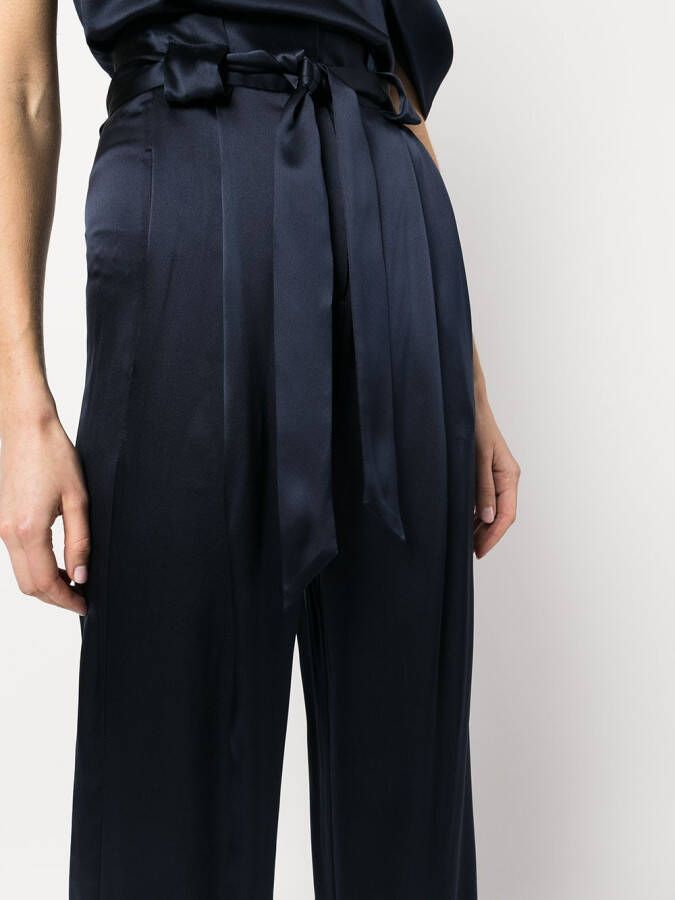 Michelle Mason High waist broek Blauw