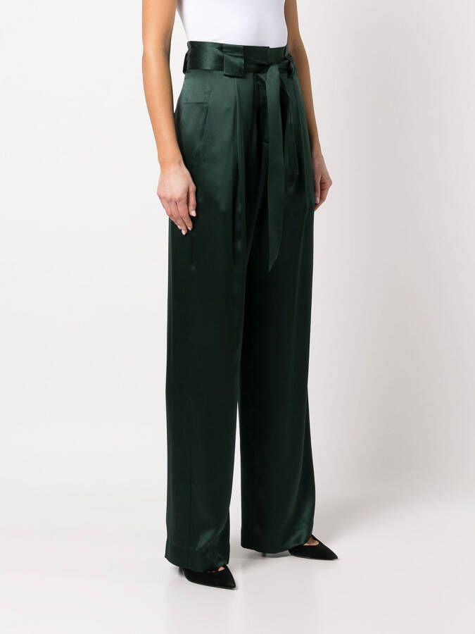 Michelle Mason High waist broek Groen