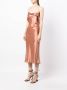Michelle Mason Midi-jurk met col Bruin - Thumbnail 3