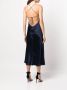 Michelle Mason Midi-jurk met uitgesneden detail Blauw - Thumbnail 4