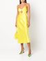 Michelle Mason Midi-jurk met uitgesneden detail Geel - Thumbnail 2