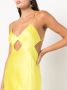 Michelle Mason Midi-jurk met uitgesneden detail Geel - Thumbnail 5