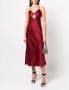 Michelle Mason Midi-jurk met uitgesneden detail Rood - Thumbnail 2