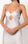Michelle Mason Midi-jurk met uitgesneden detail Zilver - Thumbnail 5