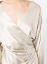 Michelle Mason Mini-jurk met gedrapeerd detail Beige - Thumbnail 5