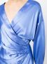 Michelle Mason Mini-jurk met gedrapeerd detail Blauw - Thumbnail 5