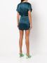 Michelle Mason Mini-jurk met gedrapeerd detail Blauw - Thumbnail 4