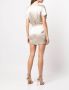 Michelle Mason Mini-jurk met gedrapeerd detail Goud - Thumbnail 4