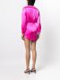 Michelle Mason Mini-jurk met gedrapeerd detail Roze - Thumbnail 4